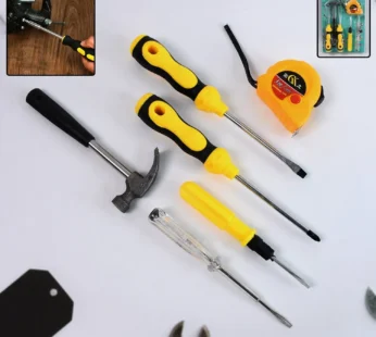 6 in 1 Hand Tool Kit Repair Home Screwdrivers Tool Kit with Tools Including Daily