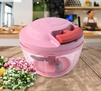 Apex Power-X Triple Stainless Steel Blades and Hand-Pull Vegetable Chopper (500Ml)