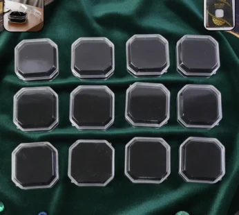 Octagon Jewellery Storage Box for Rings, Earrings & Small Accessories (12 Pc)
