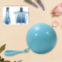 Premium Disposable Raincoat for Kids with Hood and Attachable Round Case, Clear Plastic Raincoats for Emergency, Girls, Boys Disposable Emergency Ball Raincoat For Traveling and Outdoor Activities (1 Pc / Multicolor) - Buy Online at Alikart