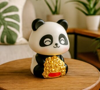 Solar Powered Moving Panda Car Dashboard Decoration – 1 Pc