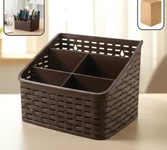 5 Compartment Multipurpose Desk Organizer Basket (1 Pc)