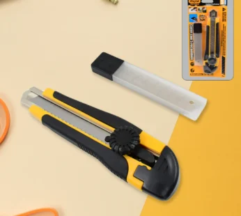 Cutter Knife Set with 4 Replacement Blades (1 Set)