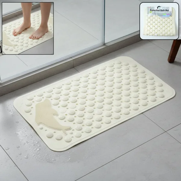 Anti-Slip Bath Mat 69×35 cm – Secure Non-Slip Protection
