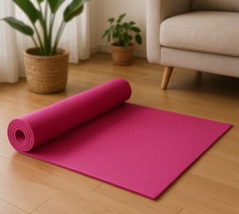 Yoga Mat Eco-Friendly for Fitness & Gym – Non-Slip Exercise Mat (180x60cm)
