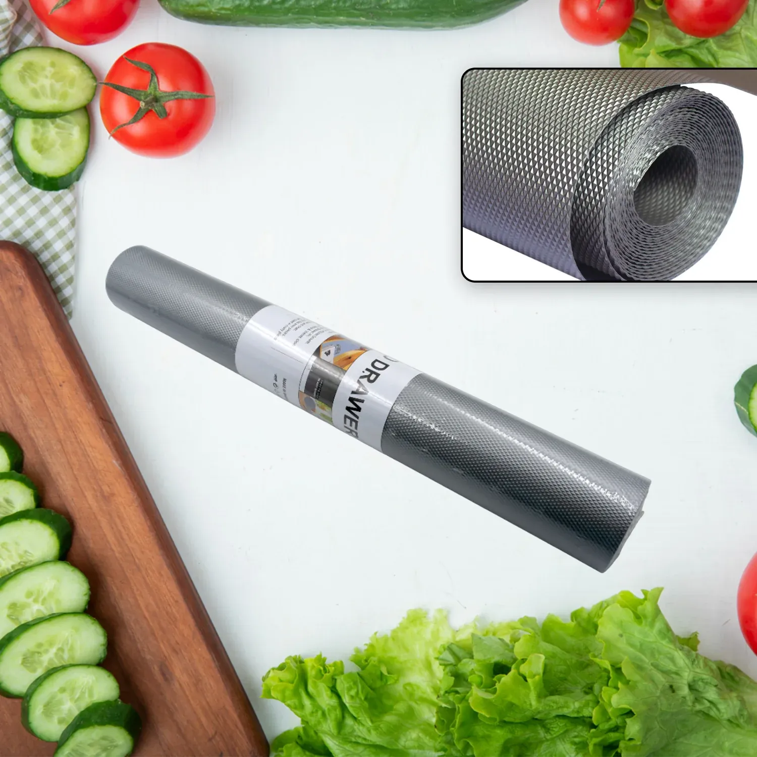 Premium Multipurpose Anti-Slip Mat Liner For Kitchen, Bathroom, Cabinet & Shelf (45×5m) - Buy Online at Alikart