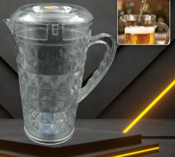 Mocktail PET Plastic Jug – Diamond Cut Design, BPA-Free | ChillPour