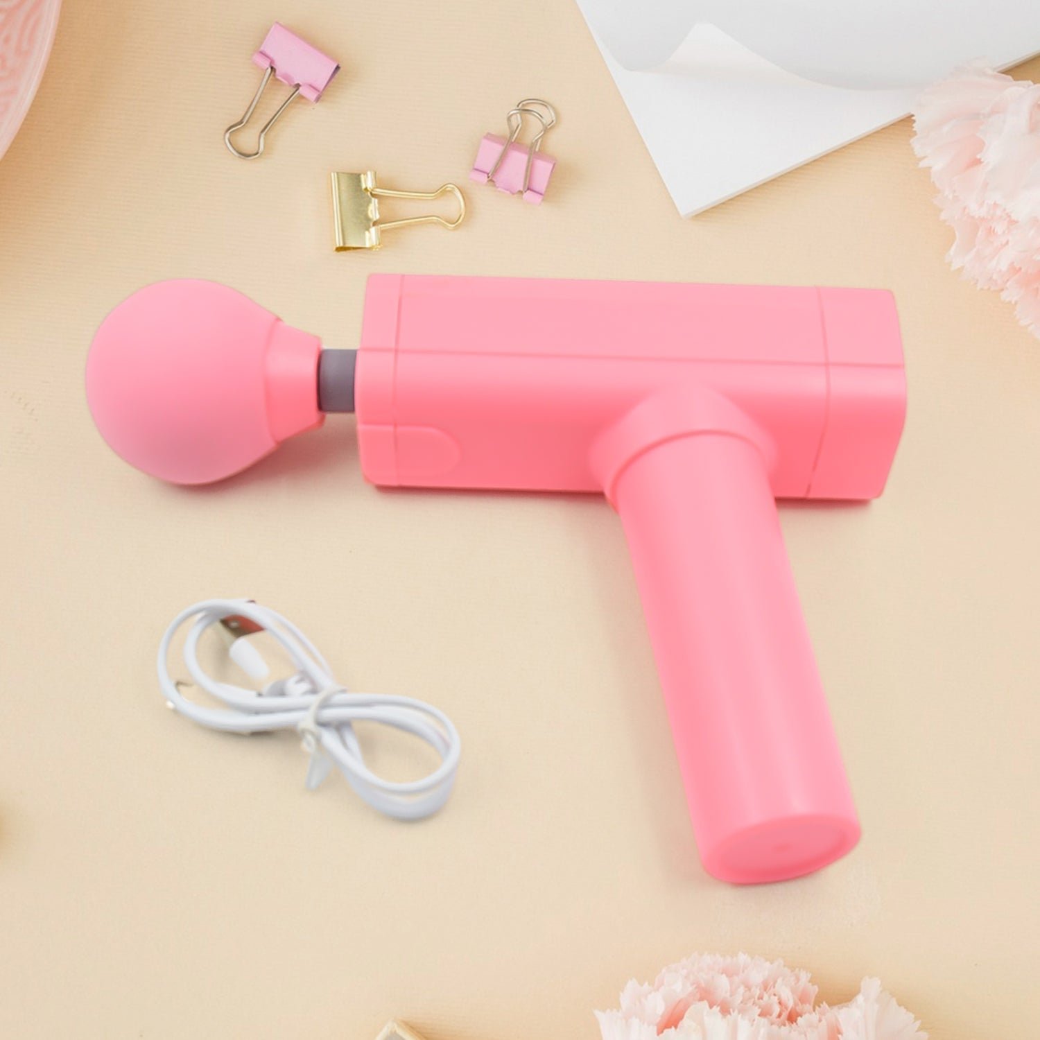 Premium Massage Gun Deep Relax, Powerful Muscle Massager, USB Chargeable (1 Pc) - Buy Online at Alikart