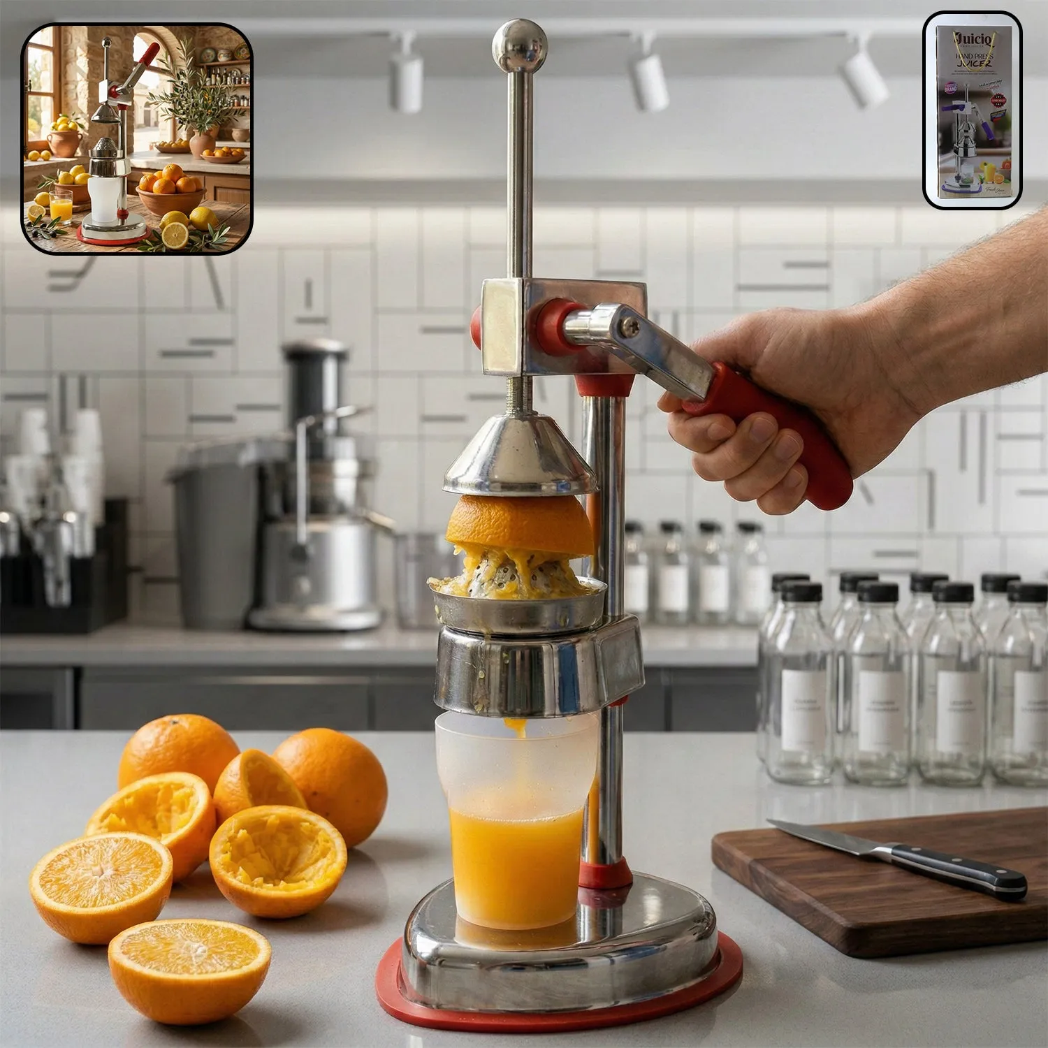 Premium Heavy Duty Manual Hand Press Juicer Machine (1 Set) - Buy Online at Alikart