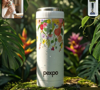 Pexpo Crypto Art Hot & Cold Vacuum Insulated Stainless Steel Water Bottle 500 ML