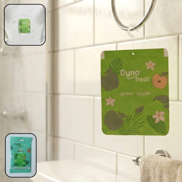 Green Apple Hanging Air Freshener Gel (1 Pc, 10 Gm)