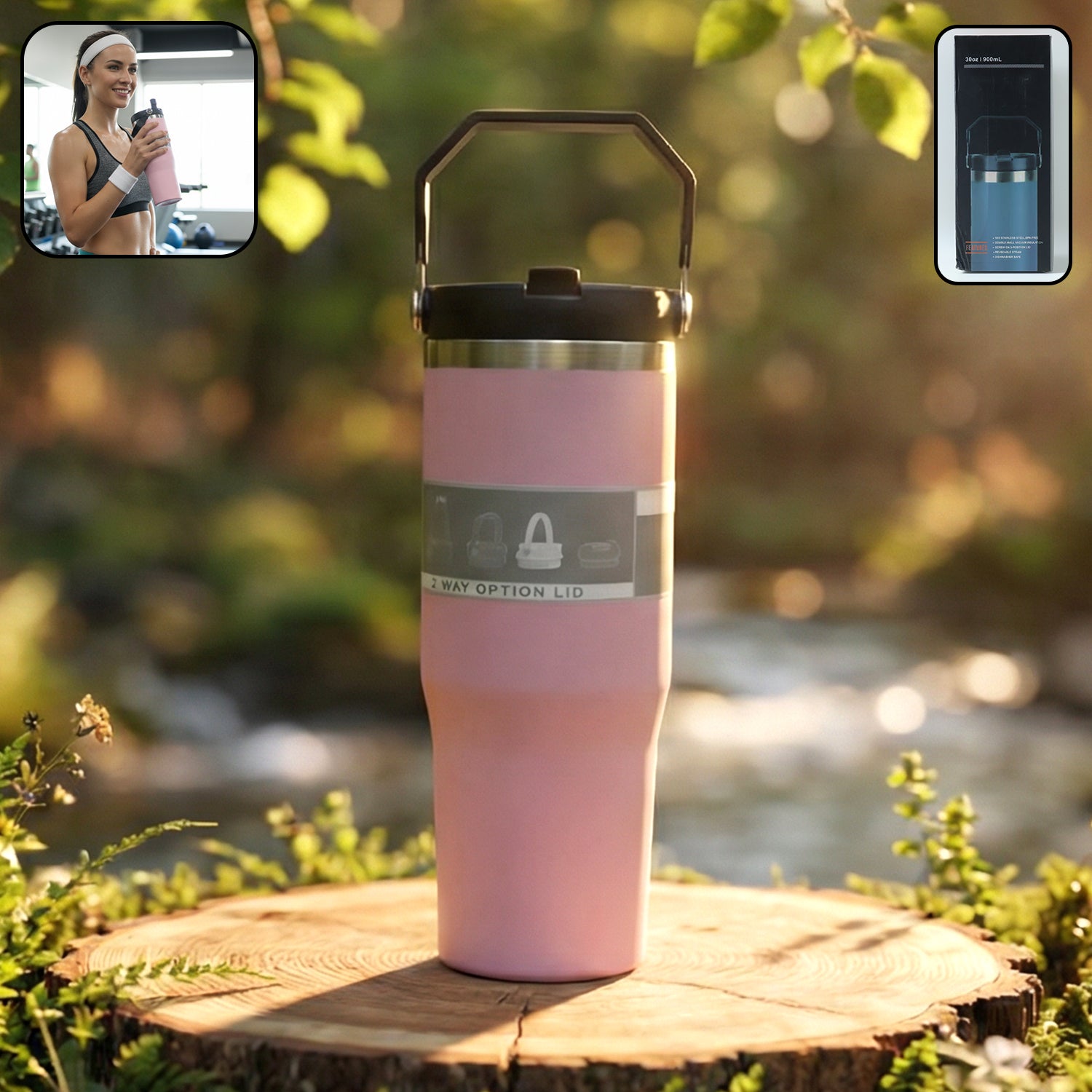 Premium Premium Stainless Steel Insulated Travel Tumbler 900 ML (1 Pc) - Buy Online at Alikart