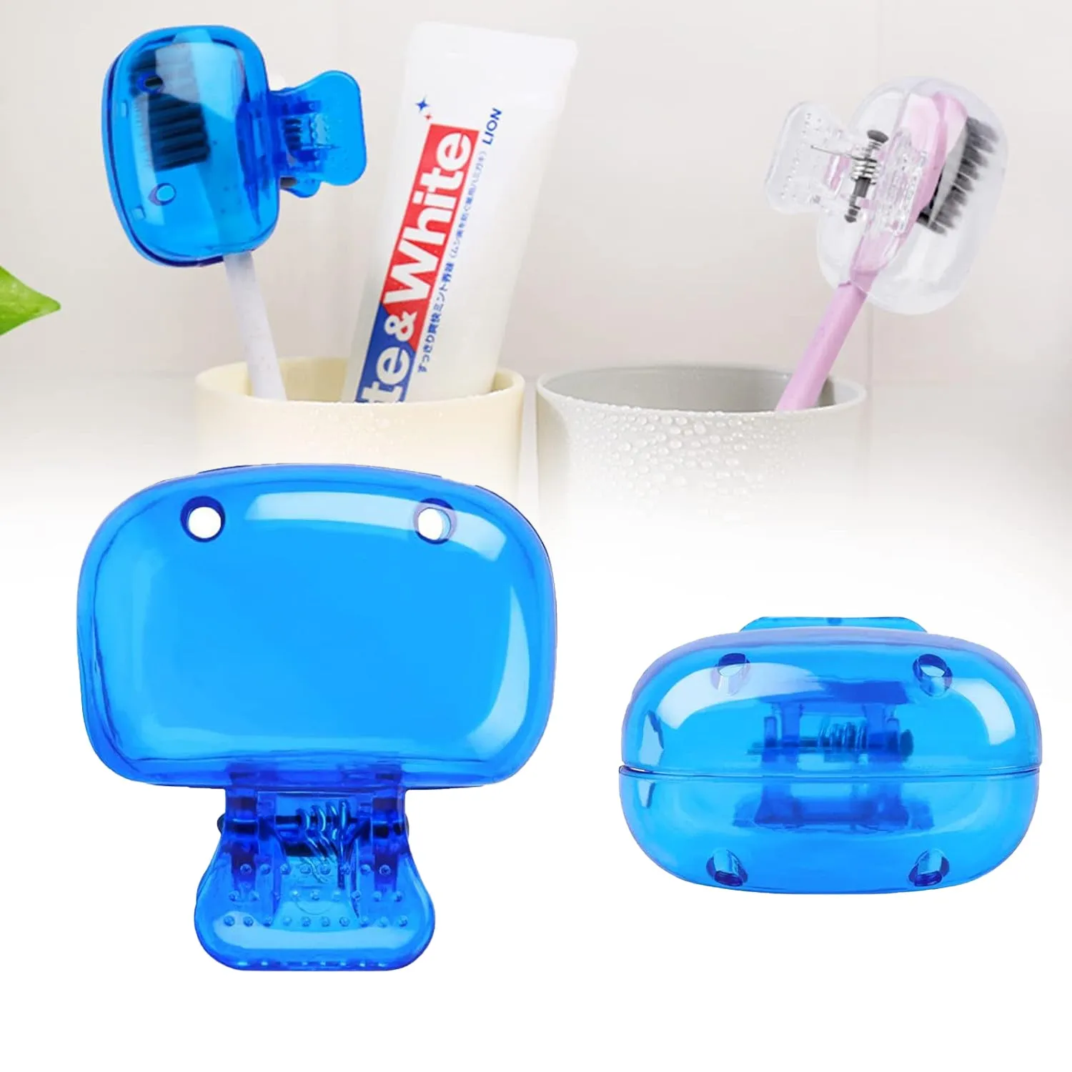 Premium Plastic Toothbrush Head Cover Cap (1 Pc) - Buy Online at Alikart