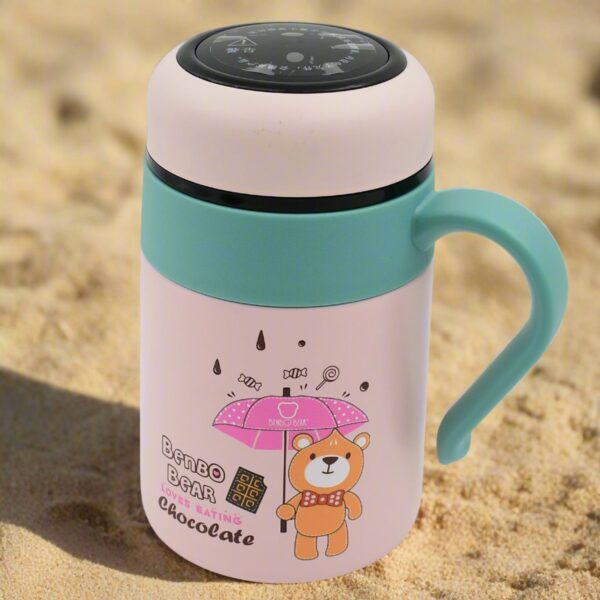 Smart Vacuum Insulated Water Bottle with LED Display & Gift Box (600 ML Approx)