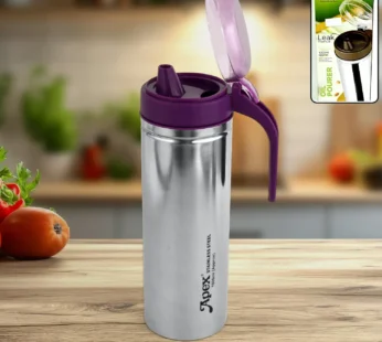 Apex 1000ml Approx. Stainless Steel Oil Pourer (1 Pc)