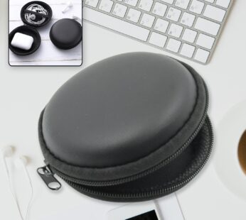 Cute Round Earphone Carrying Case – Multi-Use Pocket Pouch