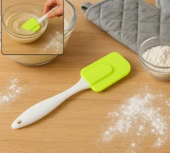 Silicone Cooking Spatula for Baking (1 Pc / 18 Cm / Mix Color)