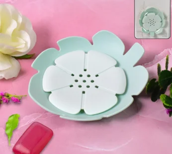 Plastic Flowers Soap Dish Bathroom Accessories Set Shower Gift ,Sabudani (1 Pc)