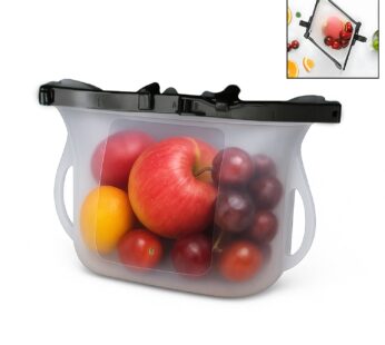 Reusable Silicone Food Storage Bag for Snacks (1 Pc, Leakproof, BPA Free)
