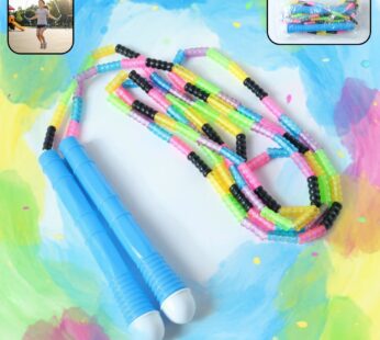 Colorful Beaded Skipping Rope Set (1 Set)