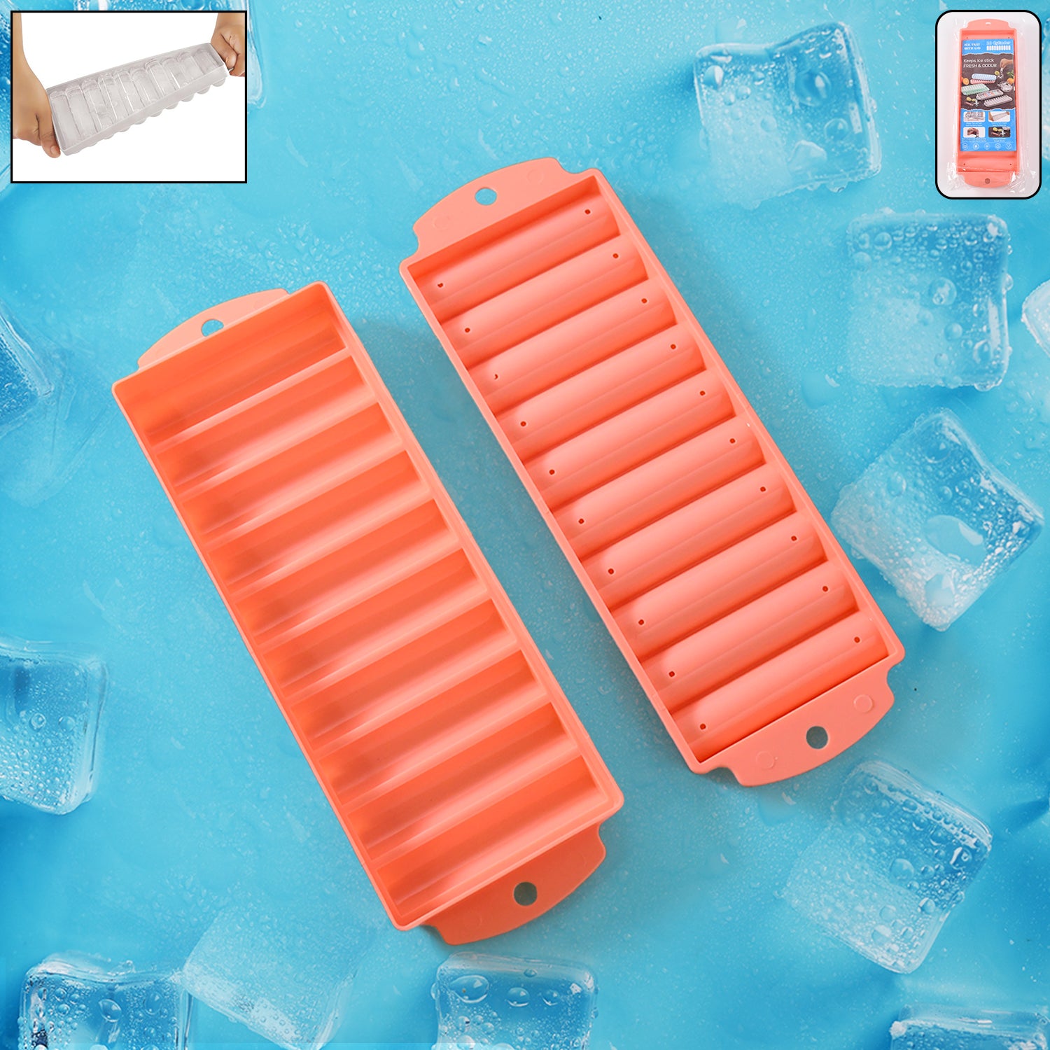 Premium Compact Plastic Ice Stick Tray (1 Pc) - Buy Online at Alikart