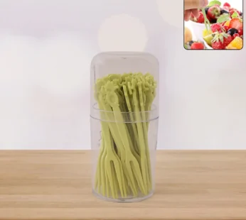 Plastic Fruit Forks Cake Dessert Forks Mini Forks (50 Pcs Set)