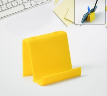 Multifunctional Plastic Mobile Phone Stand & Pen Holder (1 Pc & mix color)