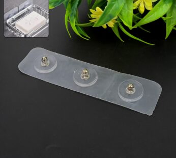 Adhesive Nails Wall Hooks (Screw Sticker / 3 Hook / 1 Pc / B Grade)