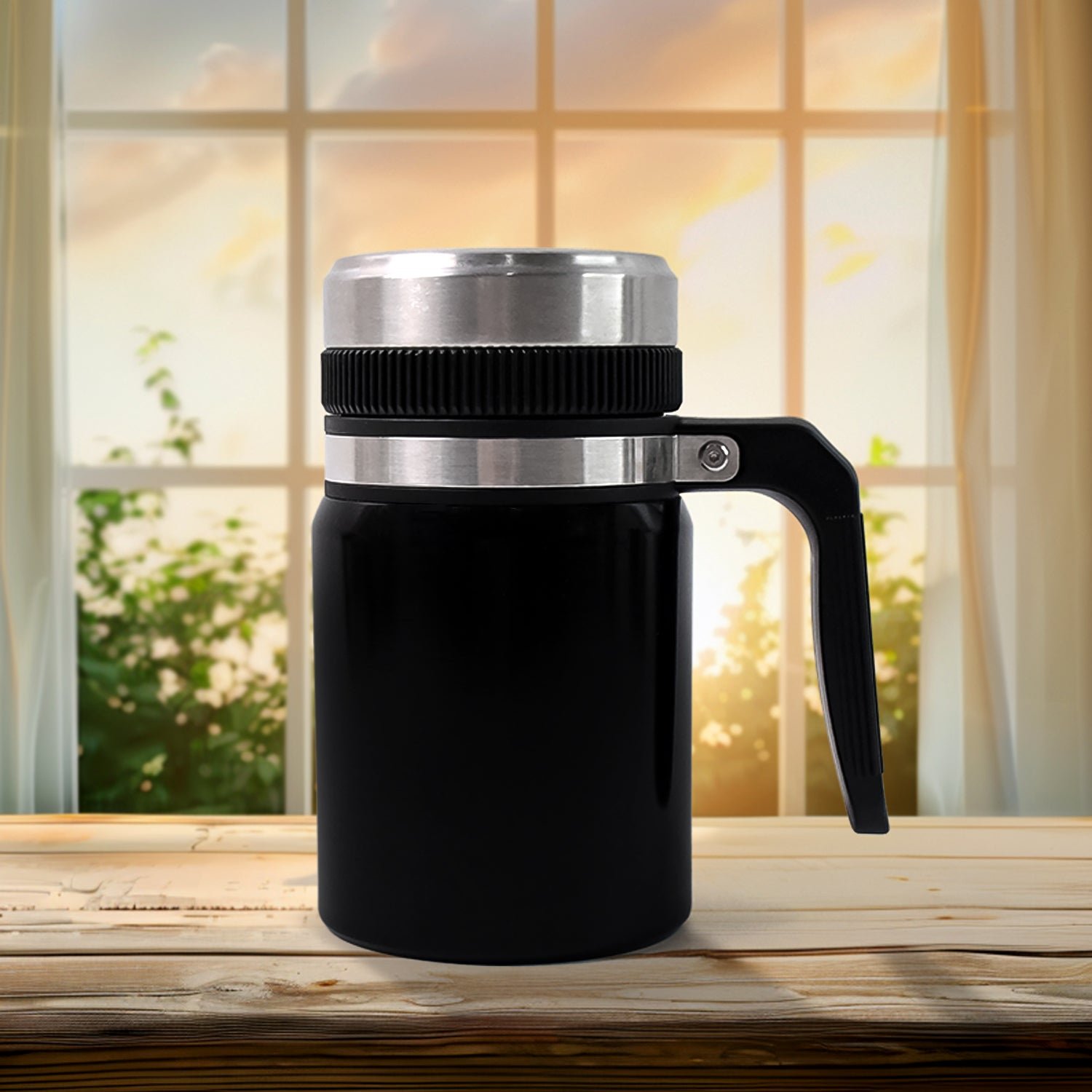 Premium Stainless Steel Vacuum Cofee Cup With Non Slip Scalding (600Ml Approx) - Buy Online at Alikart