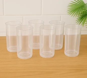 Supermom Plastic Martini Clear Glass Set (6 Pc)
