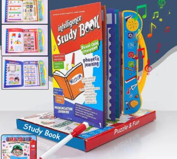 Musical Learning Study Book with Numbers, Letters