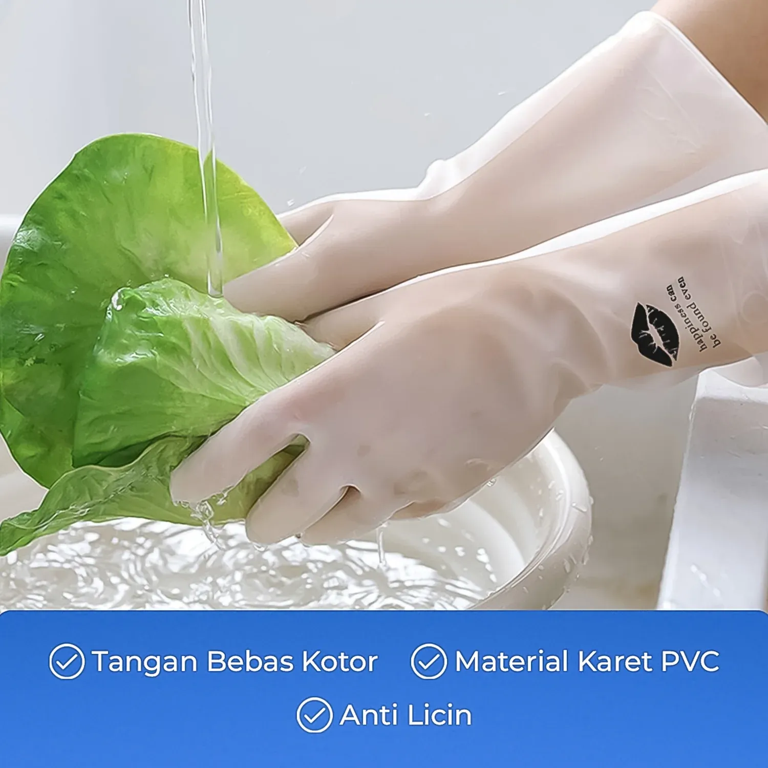 Cleaning Gloves Hand Gloves for Kitchen Household (1 Pair) - Detailed Feature View 5