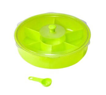 Multipurpose Dry-fruit and masala box with single spoon.