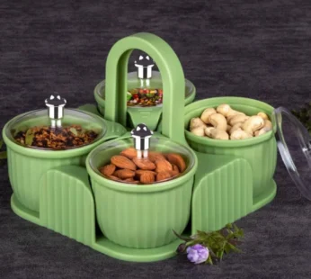 Multipurpose Plastic Storage Container Set: Kitchen Jars, Spices, Cookies