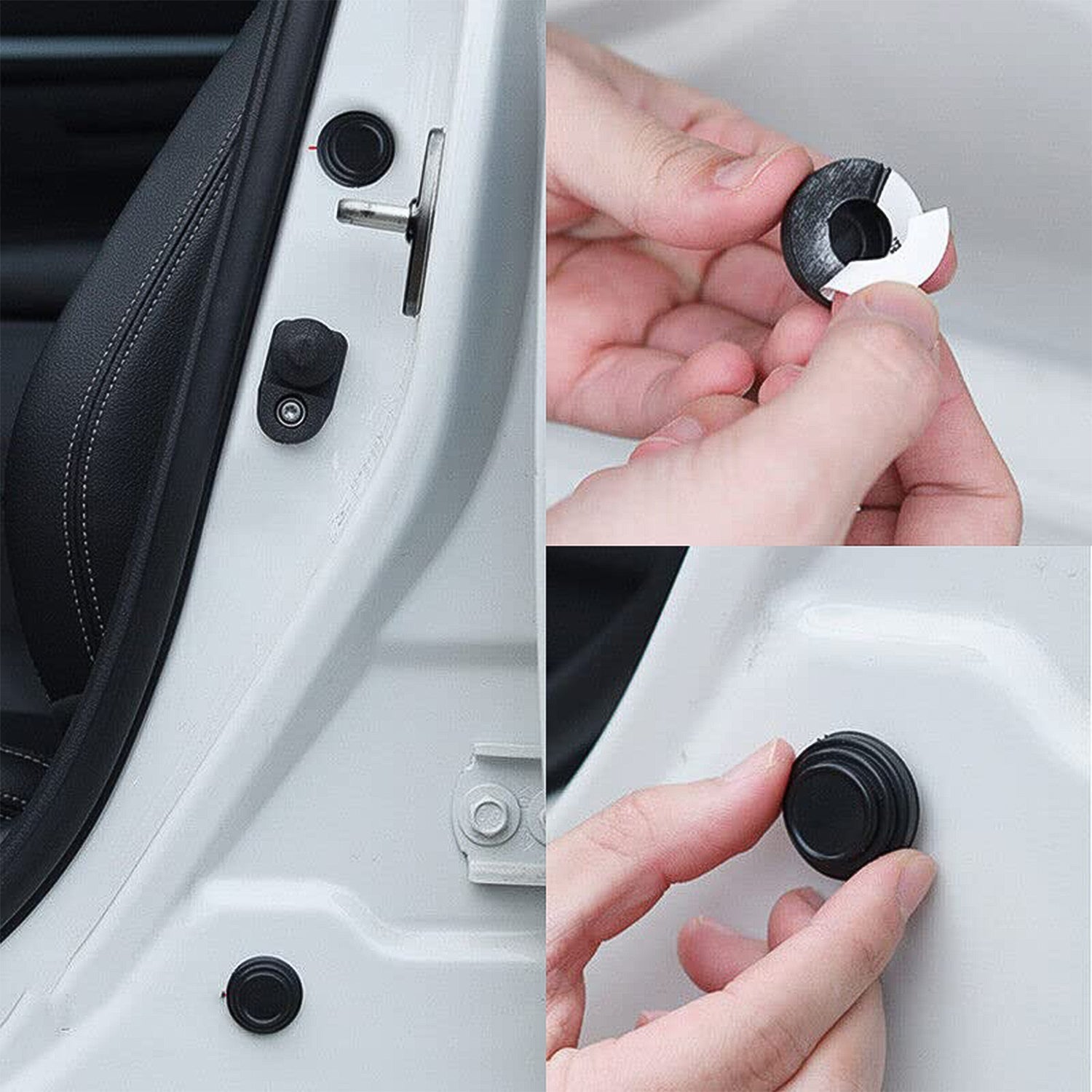 Premium Rubber Car Door Shock Absorber Car Door Protection Sticker (1 Pc) - Buy Online at Alikart