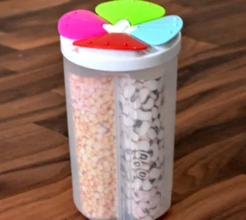 4 Section Storage containers airtight Transparent Food Plastic Storage Container