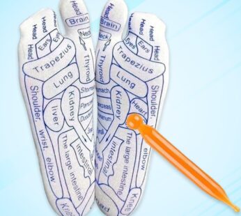 Full Reflexology Acupressure Therapy Socks Set (1 Set)