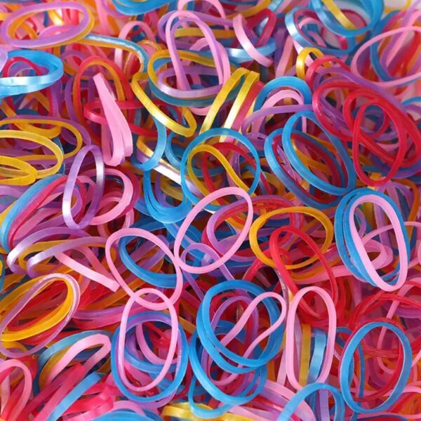 Unbreakable Nylon Rubber Bands Reusable Elastic for Office Home