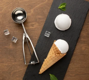Stainless Steel Premium Quality Ice Cream Serving Spoon Scooper with Trigger Release