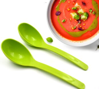 Plastic Kitchen Ladle for Frying, Curry & Serving Food (2 Pc Set)