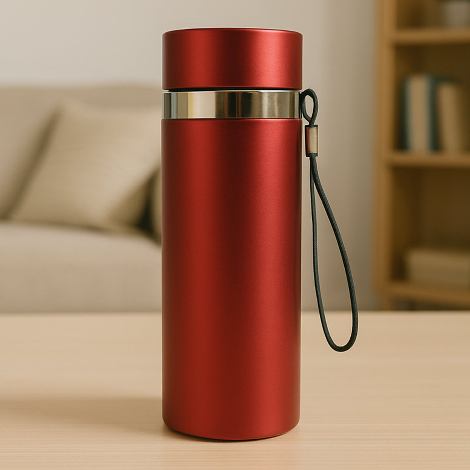 Premium Double Walled Vacuum Insulated Water Bottle | (600 ml Approx) - Buy Online at Alikart