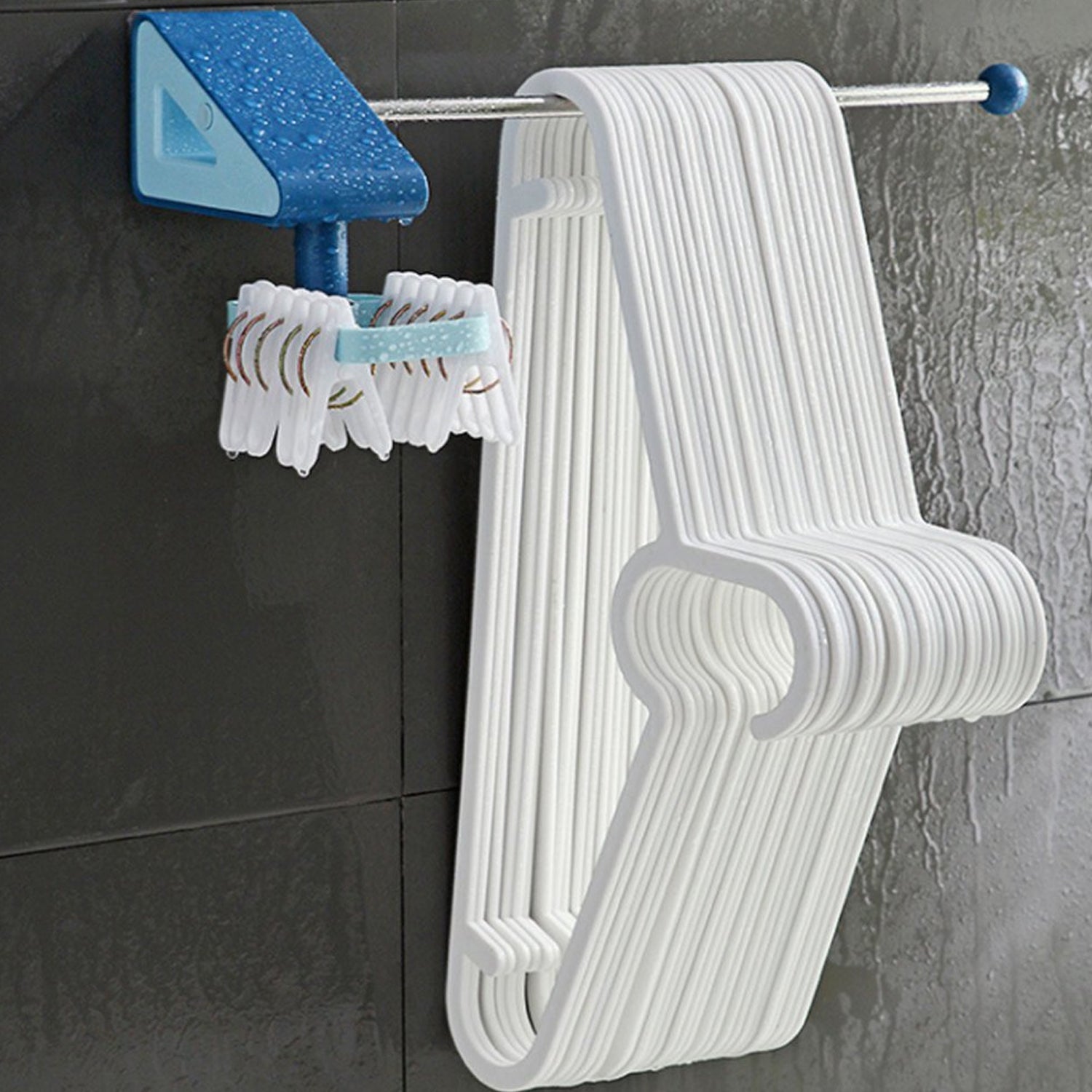 Premium Self-Adhesive Kitchen Utensil Holder Hooks, Hangers & Racks for Convenient Storage - Buy Online at Alikart