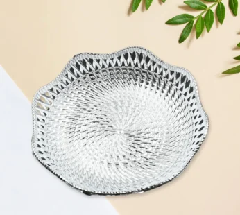 Round Traditional Multipurpose Mukhwas Serving Tray – Decorative Platters (1 Pc)