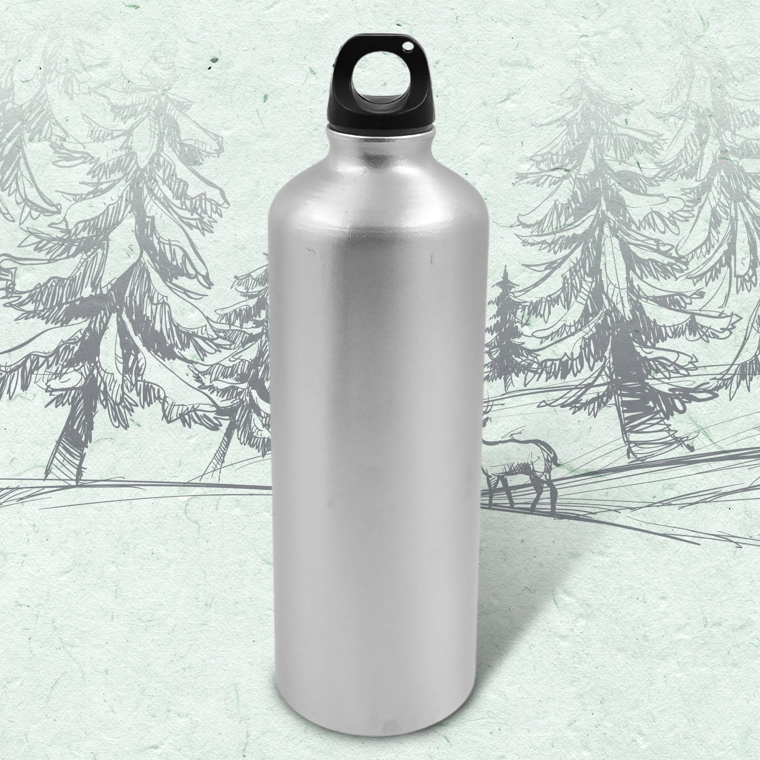 Premium Aluminum Durable Sports Water Bottle (1 Pc / Mix Size & Color) - Buy Online at Alikart