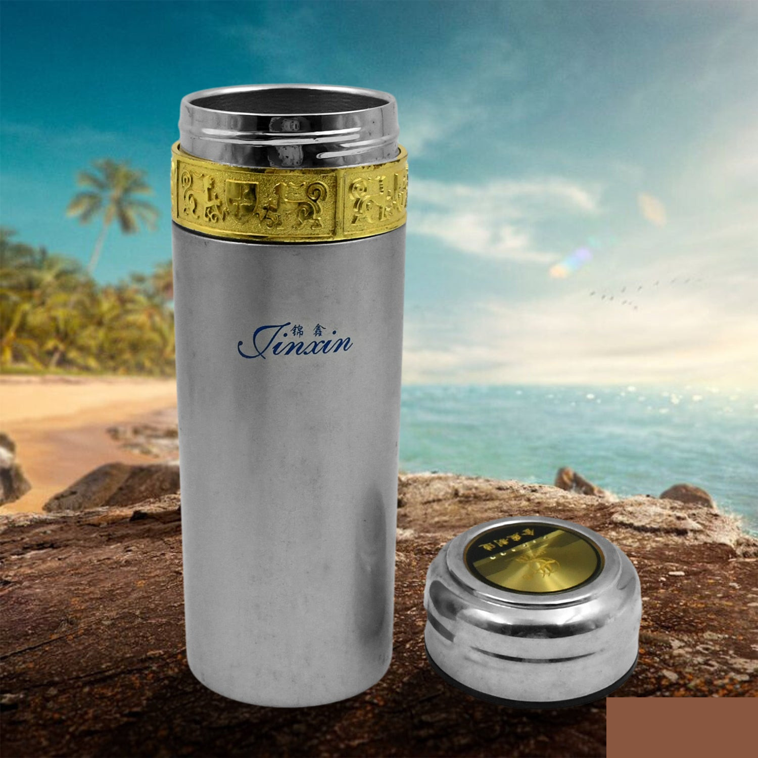 Premium Stainless Steel Water Bottle – Leak Proof Gym Bottle (350 ML) - Buy Online at Alikart
