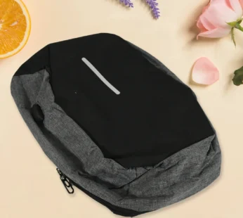 Waterproof Anti-Theft Crossbody Sling Bag – PU Leather with USB Charging