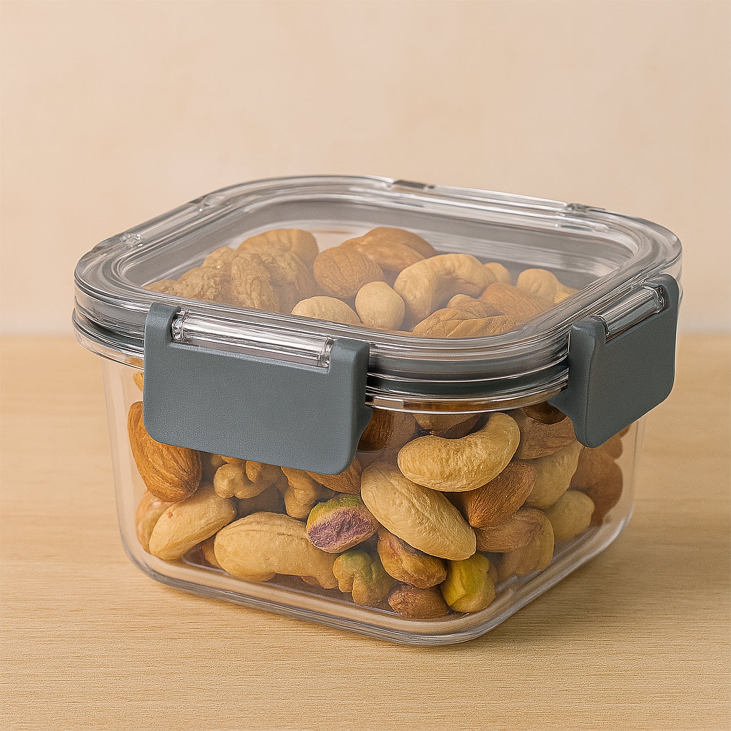 Apex Press N’ Lock Airtight Food Storage Container Set (2Pc/450ml) Approx - Detailed Feature View 3