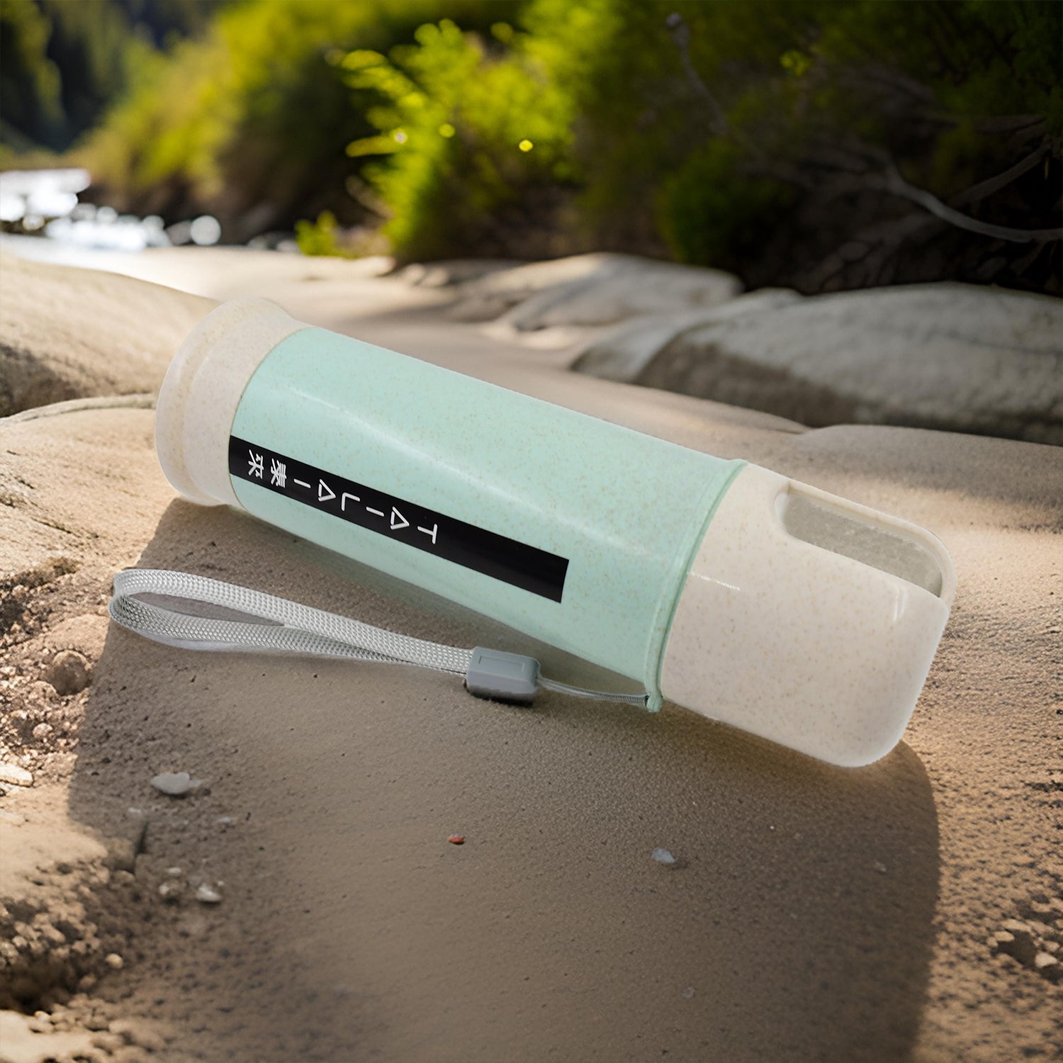 Portable Water Bottle (300 ML Approx / Mix Colors / Design) - Detailed Feature View 5