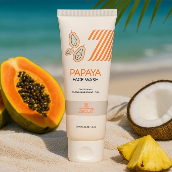 Zequz Papaya Face Wash – (100ml / 1 Pc)