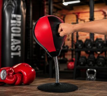 Inflatable Desktop Punching Bag with Air Pump (1 Pc)